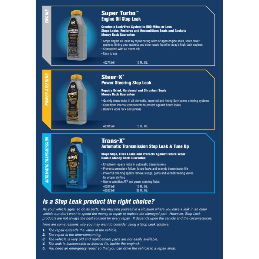 K&W FIBERLOCK® HEAD GASKET & BLOCK REPAIR, 32 FL OZ