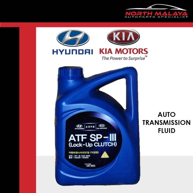 HYUNDAI KIA MOTOR ATF SPIII AUTO TRANSMISSION FLUID GEAR BOX OIL