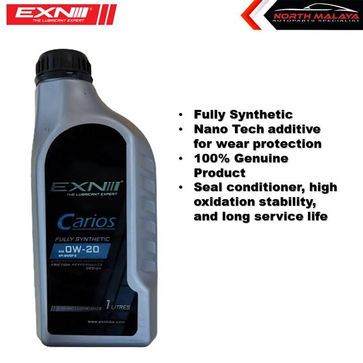EXN CARIOS SAE 0W20 FULLY SYNTHETIC (ADVANCED FUEL ECONOMY ENGINE OIL